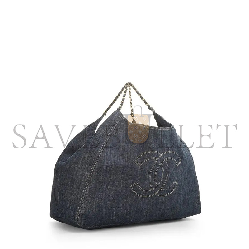 CHANEL DENIM TIMELESS CC TOTE (48*18*11cm) 